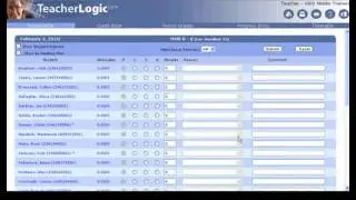 CBE TeacherLogic-Attendance-Part 1 -- Access and take Daily or Block Attendance.avi