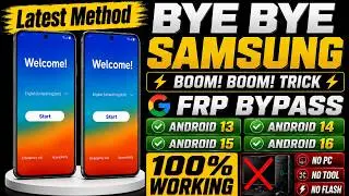 🔥 Bye-Bye Samsung FRP Bypass | Android 13-14-15-16 | Skip Google Lock | No PC | New Trick 2026 FAST!
