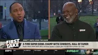 FIRST TAKE | Emmitt Smith joins Stephen A. Smith to discuss on Cowboys, Bill Belichick and more