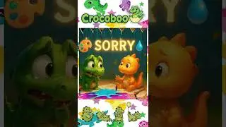 ✨🐊 Croco Learns Magic Words | Please, Sorry & Thank You | Kids Poem | CrocoBoo