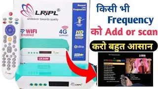 Lripl LR26W Tp Frequency Setting || DD Free Dish Frequency Setting