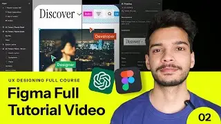 Figma Software Full Tutorial for Beginners - Detailed Part 1 - UX Design Full Course - Video 02