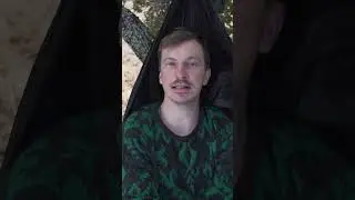 Overnight in a tree hammock near San Francisco.