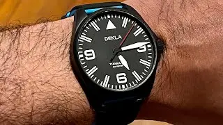 Обзор часов DEKLA Turbulenz на запястье. Наконец-то появился конкурент для Sinn 556 и Damasko DS!