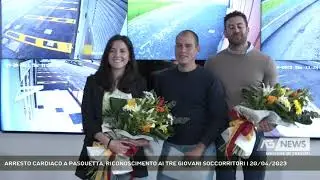 ARRESTO CARDIACO A PASQUETTA, RICONOSCIMENTO AI TRE GIOVANI SOCCORRITORI | 20/04/2023
