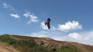 SUNSET RIDGE MX GOPRO 120ft triple on 125!