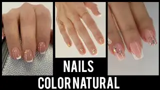 DISEÑOS DE UÑAS NATURAL 2021 #UÑASCORTAS #shortsnail