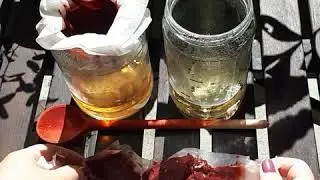 How to make lake pigment from madder root dye?