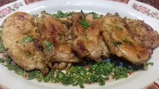 ستيك الدجاج بصوص الليمون والبقدونس و مش هاتصدقى نفسك من الطعم-Azza home