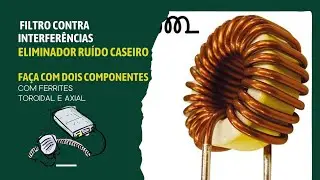 EP 350 - Filtro contra interferências com ferrite toroidal e axial