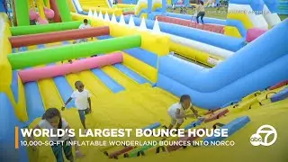World's largest bounce house comes to Norco | ABC7