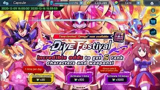【ROCKMAN X DiVE】The 1% Messiah Pull | DiVE Festival New Capsule