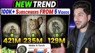 This Channel Hit 100K Subscribers With Just 5 Videos (New AI Trend) | Old Cartoon Torch Video