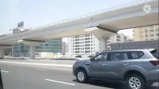 Smooth Travelling and showing the Road and Tower's at Sheikh Zayed Road