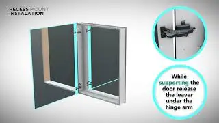Krugg Reflections Plaza Medicine Cabinet Recess Mount Installation Guide
