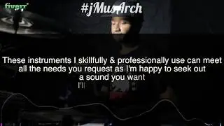 Watch Now! 🎹 🥁 #LetsAddDrumsIn WHAT?  jMusArch.Productions Hire Now on Fiverr.com #Fiverr Fiverr!