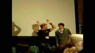 Vic Mignogna and Aaron Dismuke Caramelldansen