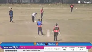 Warriors vs Smashers Live Cricket Match | CBM Tennis Ball Cricket Tournament 2025 Live