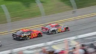 Opening Laps of 2025 Daytona 500 (from the stands)