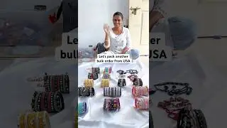 Let's pack another bulk order from USA #taashacraft #bulkorder #bangles #bangle #banglescraft