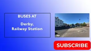 Buses in Derby Railway Station
