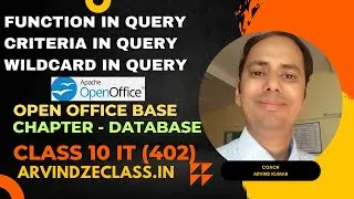 How To Use Criteria in Query  Chapter- Database | Class 10  IT(402) Chapter 3