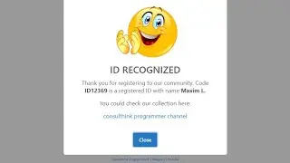 Apps Script - WebApp | QR Code Scan to Identified ID (Member)