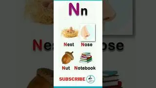 Letter N words for Kids - n Letter Words | ABC Alphabet | abc cartoon #abcd #abcdsong #abc