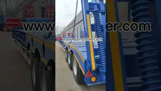 Dangote Tri Axle Semi Low Bed Trailer for Sale | What is the Load Capacity of Low Bed Trailer?