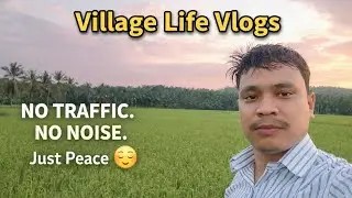Peaceful Village Road Drive in India | Relaxing Nature Scenery 4K