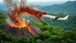 Volcano Anaconda Attacks Passenger Airplane