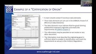 Can the USMCA certificate of origin be issued for a full year as blanket period?