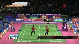 BWF 2017: Ganda Putra Indonesia Menang Mengejutkan