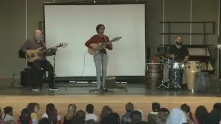 Puerto Rican folk band highlights Hispanic culture for Portland students