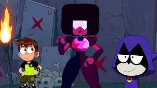 (RU) OK K.O.! Lets Be Heroes - Character Crossover Mashup - Cartoon Network
