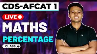 Class 4 | Percentage Basics | Percentage Tricks for AFCAT, CDS & SSC | Job Mitra