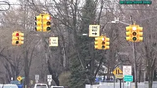 Mixed Incandescent Clusters & LED Traffic Lights | 8 Mile Rd & Inkster Rd
