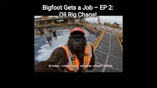 Bigfoot Gets a Job &ndash; EP 2 | Chaos Strikes the Oil Rig#bigfootvlog #bigfoot