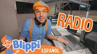 Blippi va a un cabina de radio 📻 Blippi Espa&ntilde;ol | Videos educativos para ni&ntilde;os | Aprende