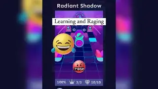 Rolling Sky: Learning and Raging Radiant Shadow  LIVE REACTION - THE STRUGGLE IS REAL