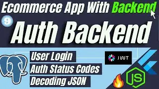 9.Integrating Auth Backend | Flutter Ecommerce App With Backend | Flutter Ecommerce App Admin Panel