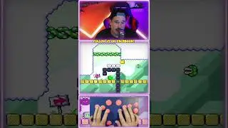 Kaizo! Hard H! #Kaizo #SMW #Mario #Nintendo #hitbox #shorts