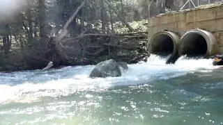 Perivoliotis River. Hydroelectric Station Loumnitsa
