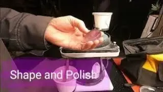 Shape and Polish Amethyst