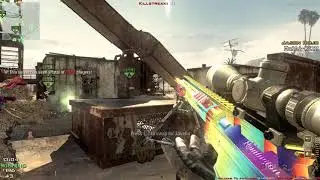 Playing VS. Bots On RUST in MW3 (Plutonium IW5) [w/ custom camo]