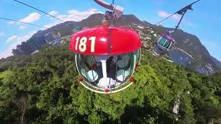 Solo Cable car ride at Ocean Park #oceanpark #insta360 #ofwhongkong 