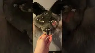 Part two of mask showing:3#therianthropy #therianmask #theriangear #therianmasks#furry #antizoo