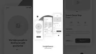 Creative & Modern UI design of Real estate Mobile Application.