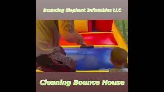 Oops!! Be careful 👦 Cleaning Bounce House