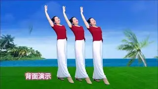 简单优美《醉红妆》，背面演示，精彩分享，太美了